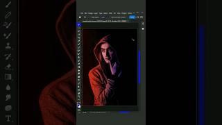 Dual Lighting Effect in photoshop || Photoshop Tutorial #shorts #photoshop