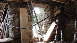 #60 - Man vs. 80KG Lintel | Replacing Rotten Wood & Restoring Antique Furniture in Central Portugal