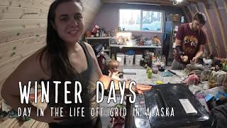 A Winter Day in the Life - Off grid in remote Alaska