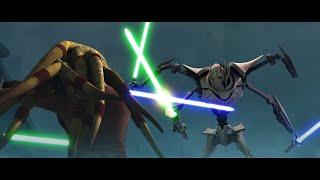 Star Wars: The Clone Wars - Kit Fisto vs General Grievous