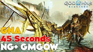 Gna in 45 Seconds on NG+ GMGOW [No Damage] - God of War Ragnarok