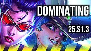 VAYNE & Sona vs CASSIOPEIA & Janna (ADC) | 6/1/5, Dominating | NA Master | 25.S1.3