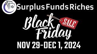 Surplus Funds Black Friday 2024 Sale