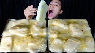 mukbang cheese glutinous rice cake