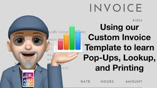 Creating a Custom Invoice in Apple Numbers