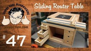 SNW47- Build your own Festool CMS style homemade router table with sliding table