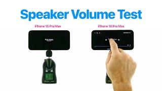 Speaker Volume Test: iPhone 16 Pro Max vs iPhone 15 Pro Max