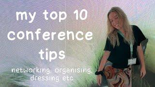 My top 10 conference tips  • phdwithkatie