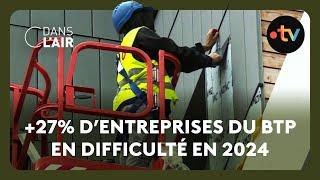 Le secteur BTP paralysé par l'incertitude budgétaire - Reportage #cdanslair du 27.12.2024