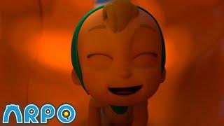Pumpkin is ALIVE | Baby Daniel and ARPO The Robot Pumpkin Cartoon | Funny Halloween Cartoon for Kids