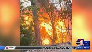 Fire in Provo caused by Cottonwood fluff