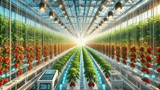 Smart agriculture 6: High Tech Tomato Farming in NETHERLANDS Beats Traditional Methods!