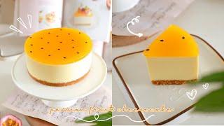 PASSION FRUIT CHEESECAKE | Cheesecake Chanh Dây