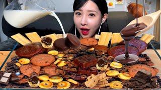 생로병사의 비밀이 싫어하는 달달한 초코과자탕 먹방 | Chocolate cookies mukbang | EATING SHOW | ASMR