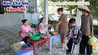 Năm Nay Rằm Lớn Tháng 10 Chuẩn Bị Món | BÚN CHẢ GIÒ RẾ | Phục Vụ Bà Con Lối Xóm Và Các Bé #NSĐQ