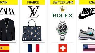 Popular Fashion Brands from Each Country