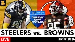 Steelers vs. Browns Thursday Night Football Live Streaming Scoreboard, NFL Week 12 On Amazon Prime