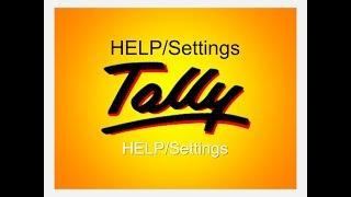 Tally Help