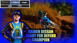 Haiden Deegan No.1 Plate Video | Ready For Dominate Crown 250 All.