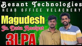 Data Analyst Course in Chennai with Placements | Besant Technologies Student Success Story