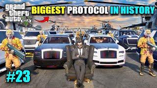 PRESIDENT'S BIGGEST PROTOCOL EVER - GTA 5 GAMEPLAY