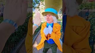 SURPRISING Different DISNEY CHARACTERS With A HIGH FIVE!! #shorts 