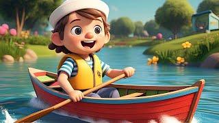 Row row row your boat  / kindergarten #chuchutv #chunchunntv #supersimplesongs #infobells #pinkfong