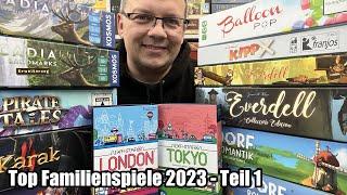 Die besten Familienspiele und Brettspiele im Jahr 2023 - Teil 1