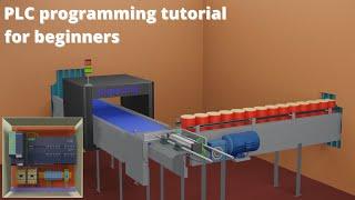 PLC Programming Tutorials for Beginners || Ladder logic for pusher