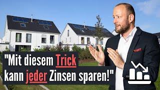 Zinsen sparen - Der größte Hebel beim Immobilienkredit #Baufinanzierung