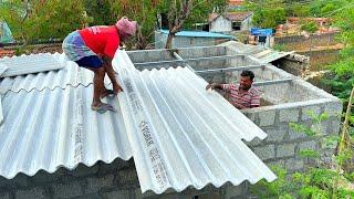 Asbestos Sheet Roofing_Install& Technology of Individual House Roof Cement Sheet Accurately