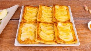 APPLE PUFF PASTRIES: you only need a few ingredients for this quick and tasty recipe!