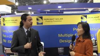 PV America East 2013 Perlight Solar with Director Gideon Needleman