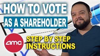 AMC Stock - How To Vote For The AMC Shareholder Meeting! Step By Step!