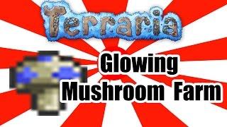 Автоматическая ферма грибов в Terraria 1.3 [Glowing Mushroom farm]