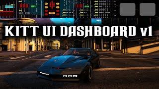 Knight Rider Mod GTA 5 - KITT UI Dashboard v1