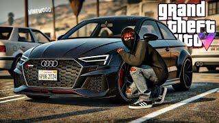 PORTO L'AUDI RS3 AL RADUNO, MA MIO PADRE ARRIVA E SONO NEI GUAI - GTA 5 MOD VITA DA GANGSTER