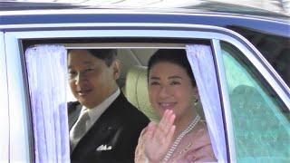 皇后・雅子さまお誕生日 笑顔で祝賀行事へ Empress Masako heading for a birthday celebration at Imperial Palace