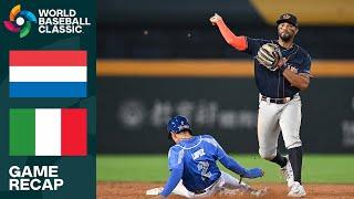 Netherlands vs. Italy Game Highlights | 2023 World Baseball Classic