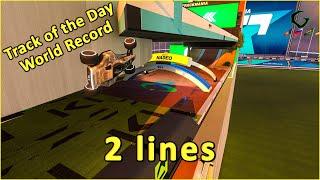 2 lines - World Record by eLconn21 - TRACKMANIA Track of the Day