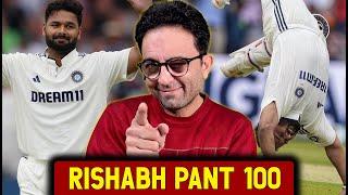 𝗣𝗔𝗡𝗧ASTIC!  Rishabh Pant smashed a brilliant hundred against England at Headingley 