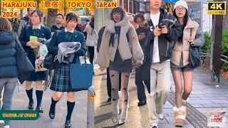 4k hdr japan travel 2024 | Walk in Harajuku（原宿）Tokyo Japan |  Relaxing Natural City ambience