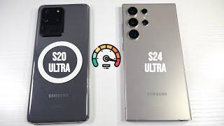 Samsung Galaxy S24 Ultra VS Samsung Galaxy S20 Ultra - Vollständiger Geschwindigkeitstest! Kann d...