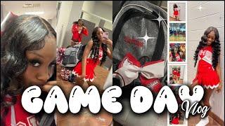 GAME DAY VLOG *basketball edition* || Two Game In One || prep, food, friends, cheers, media day, etc