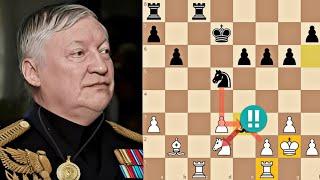 Anatoly Karpov's Epic Sacrifice: Pure Tactical Brilliance!