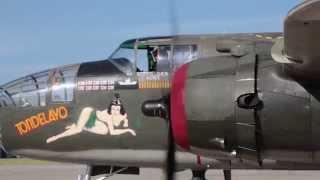 B-17, B-24, B-25, P-51 at Moffett Field (Collings Foundation)