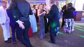 Dancing at Napoleon High School prom