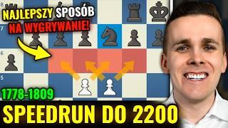 Chcesz WYGRAĆ w szachy z 1700 ELO? Sprawdź jak! | Speedrun szachowy do 2200 #17 Michał Kanarkiewicz