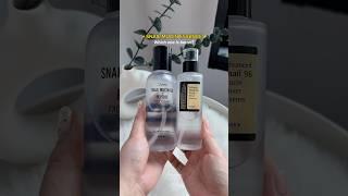 COSRX vs JUMISO Snail Mucin Essence #kbeauty #skincare #cosrx #snailmucin #koreanskincare #toner