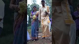 எங்கள் அழகிய திருமணம்|Forest la Reception | Marriage of Tamil Native Farmer #wedding